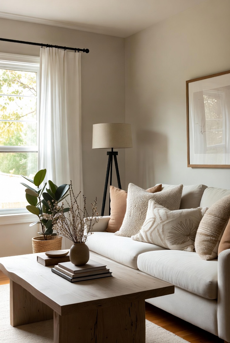 Inviting interior space awaiting your story